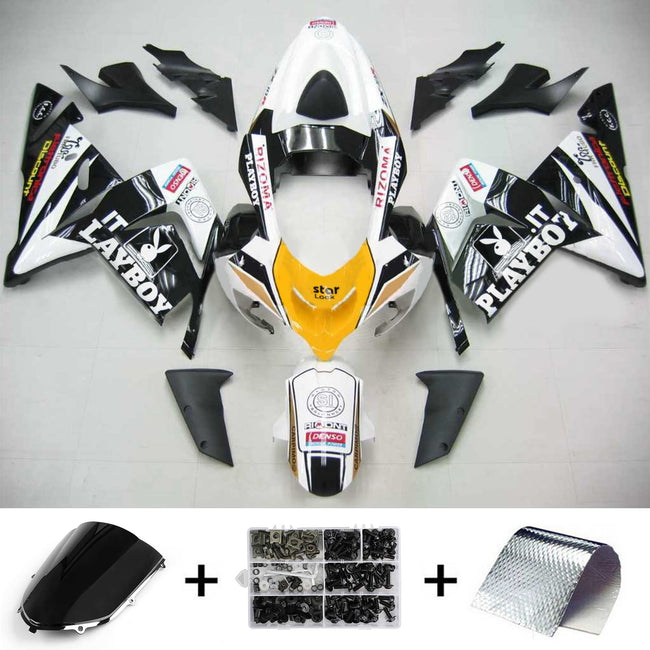 2004-2005 Kawasaki ZX10R Amotopart Injection Fairing Kit Bodywork Plastic ABS #104