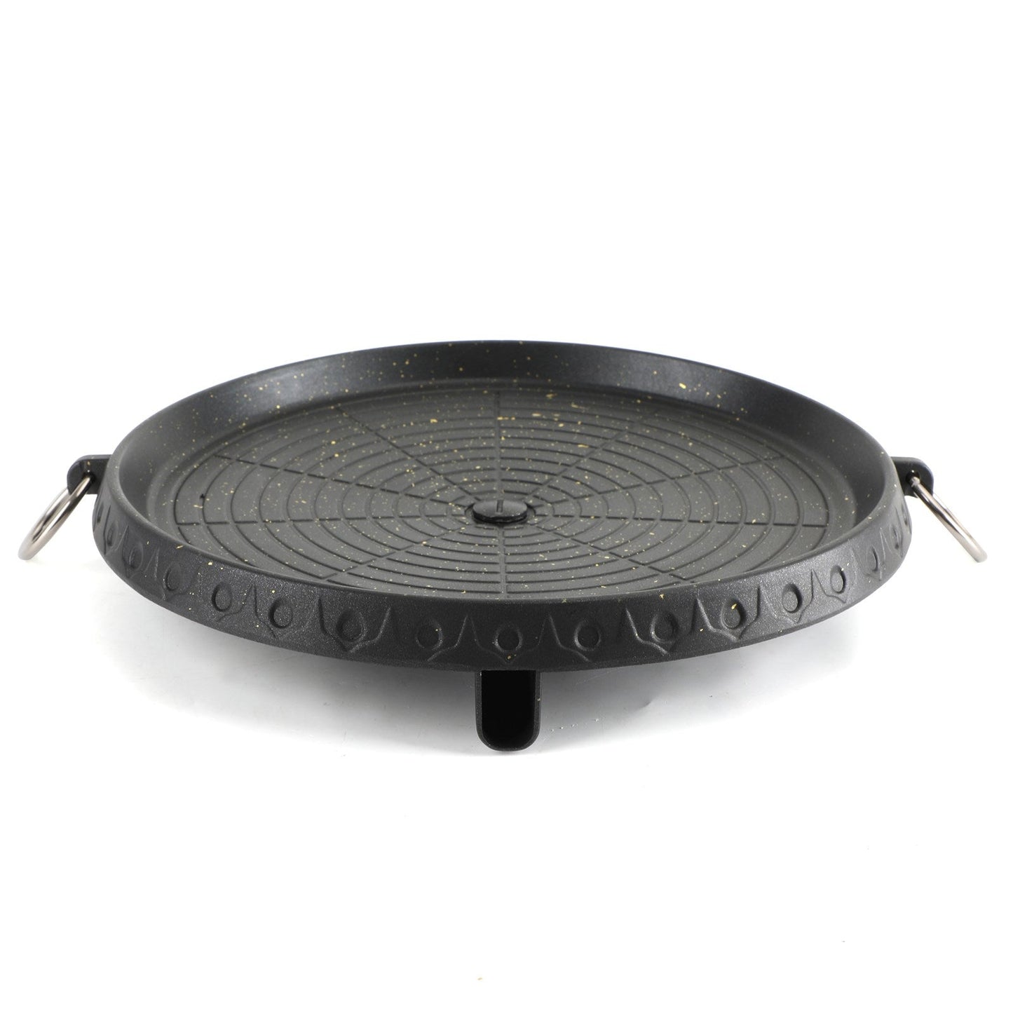 Portable BBQ Grill Stove Korean Coating Marble Gas Non Stick Pan Plate