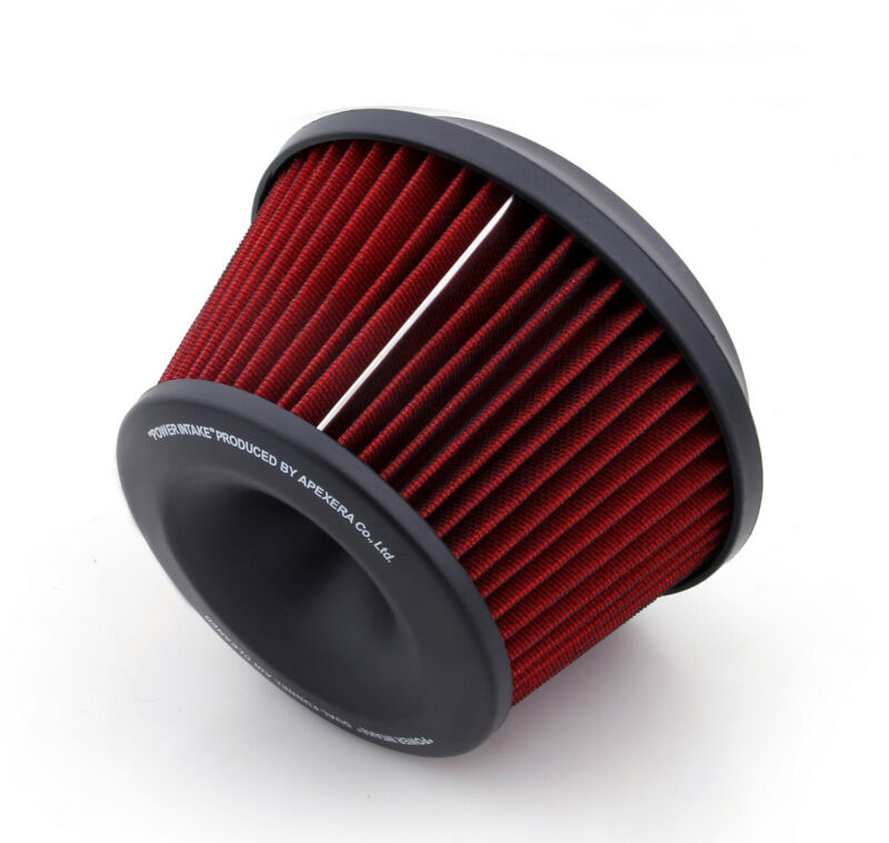 Universal Power Intake Air Filter 75mm Dual Funnel Adapter