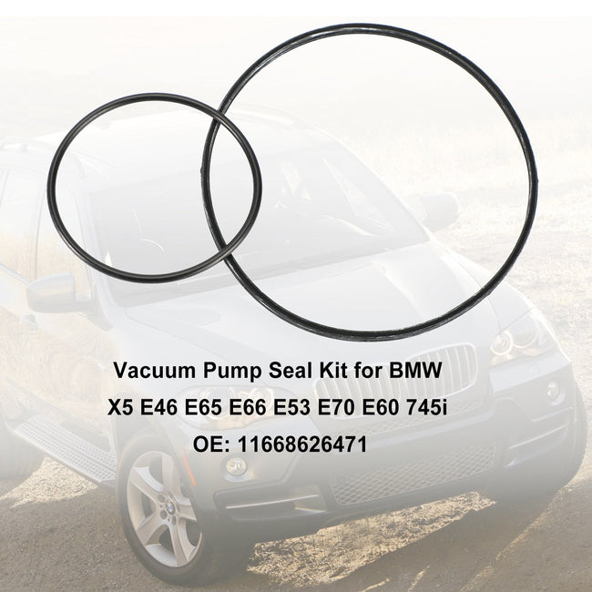 Vacuum Pump Seal Kit for BMW X5 E46 E65 E66 E53 E70 E60 745i 11668626471