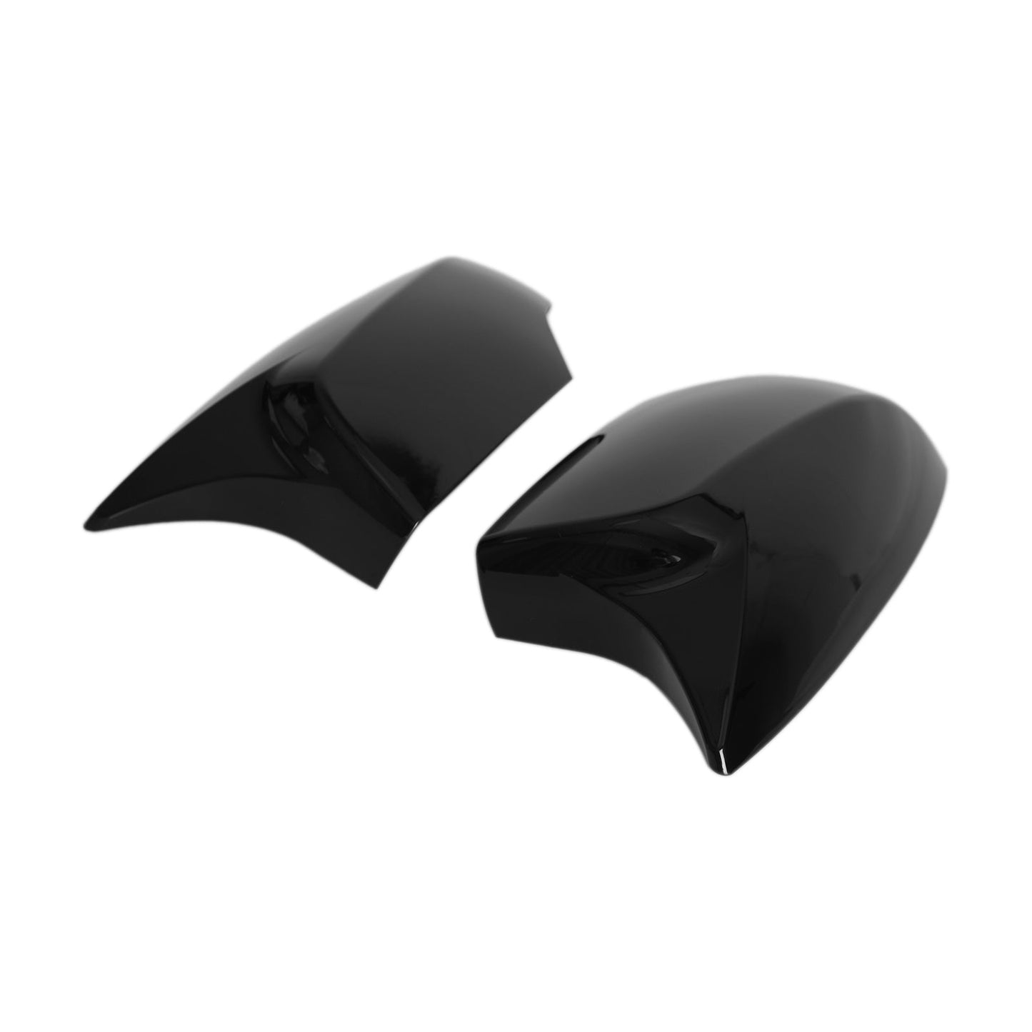 Gloss Black Refitting Ox Horn Rearview Mirror Cover For Subaru Forester 14-18