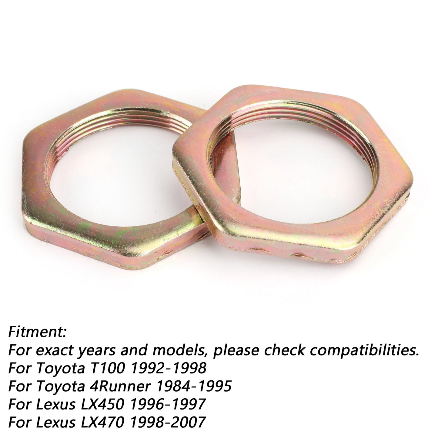 Front Axle Hub Spindle Lock Nut Washer Kit 43521-60011 For Toyota Hilux