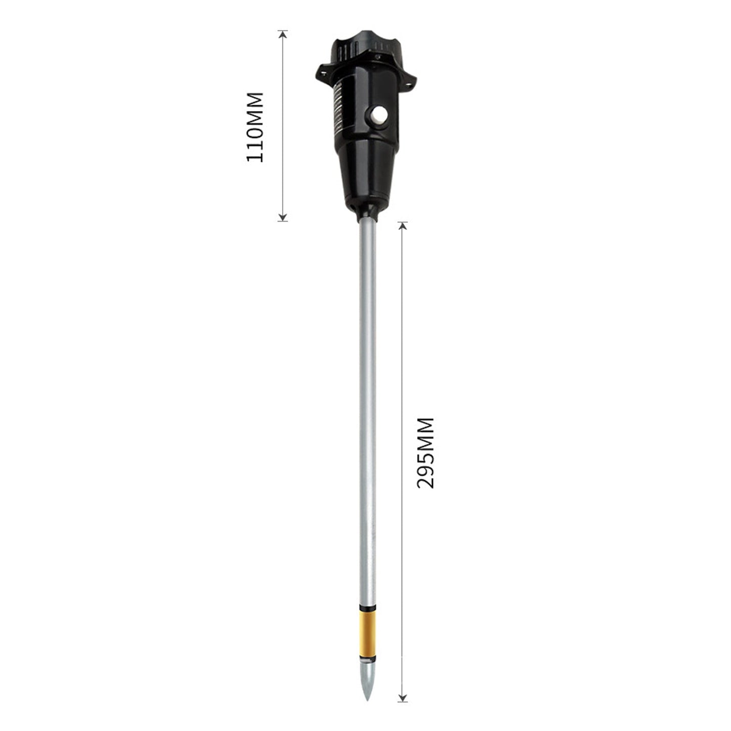 Handheld Soil PH Tester PH & Moisture Meter With 295mm Long Metal Probe