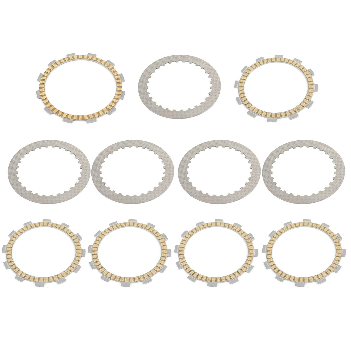 Clutch Plate Kit - Friction & Steel Plates For Suzuki ST400V GSX400 GK7BA Inazuma ST400 Tempter LS400F LS400U LS400P LS650 Boulevard S40 LS650 Savage DR500 X/Z/D DR500R DR500S DR600R DR600S SP500 SP600