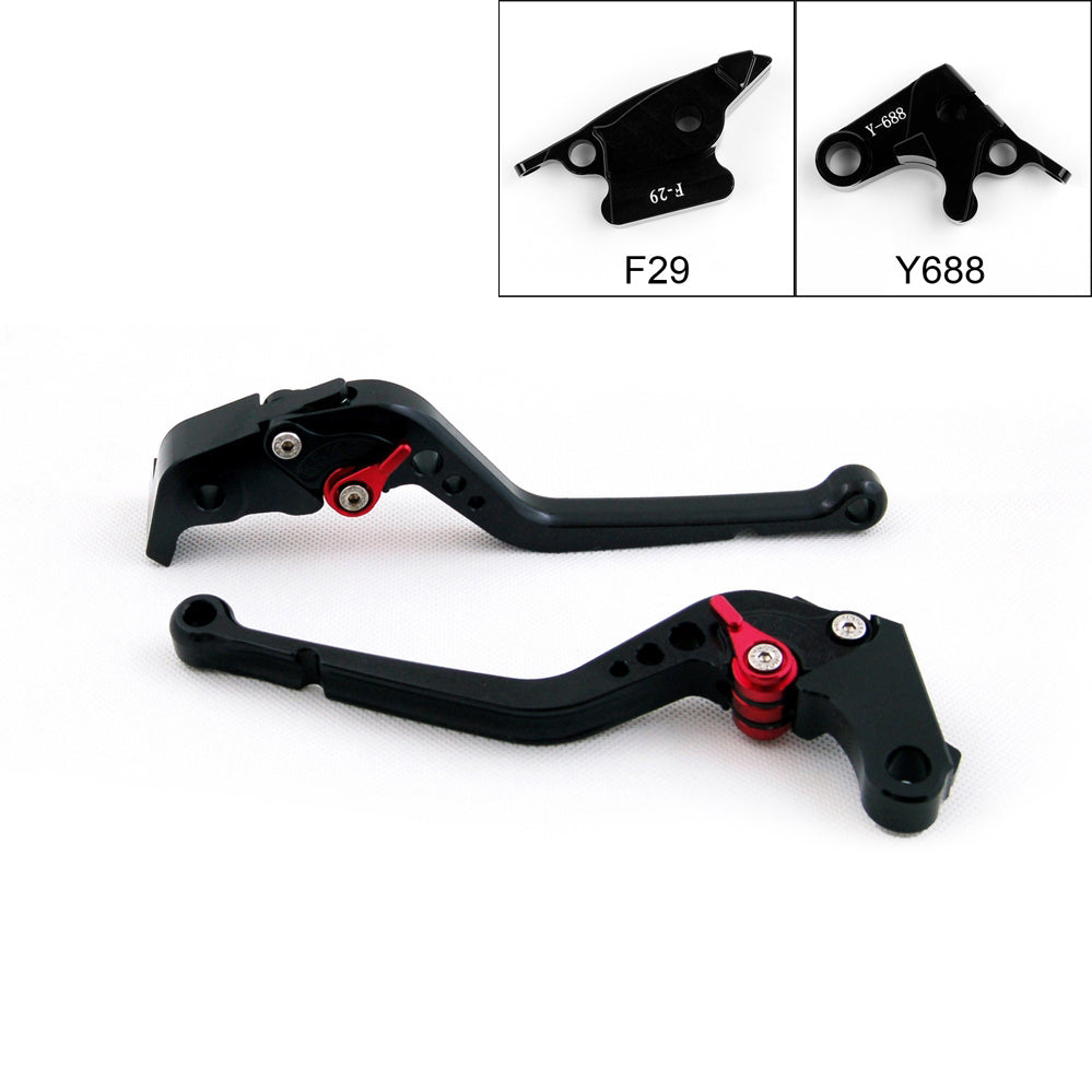 Long Brake Clutch Levers For Honda CBR600RR 03-06 CBR954RR 02-03 Black