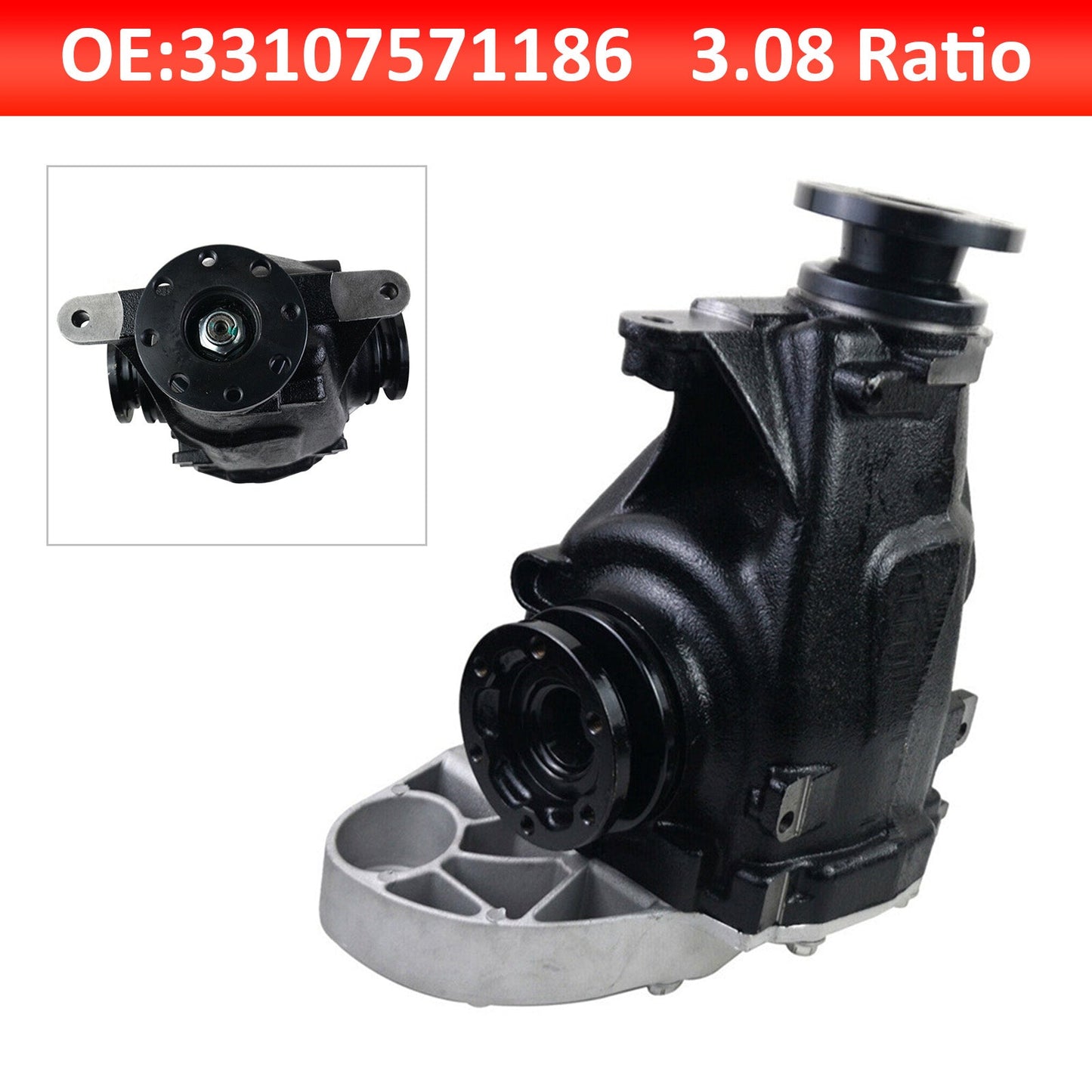33107571186 BMW 335I 2007-2013 Rear Differential Carrier Case 3.08 Ratio