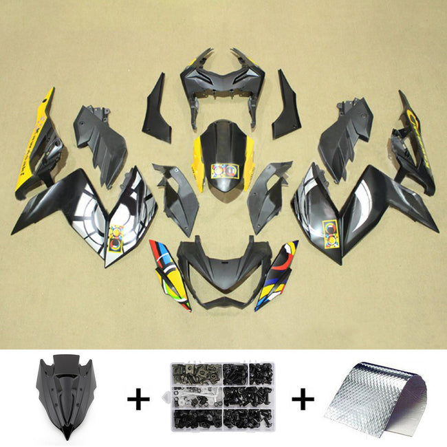 2015-2016 Kawasaki Z250 Z300 Injection Fairing Kit Bodywork Plastic ABS#108