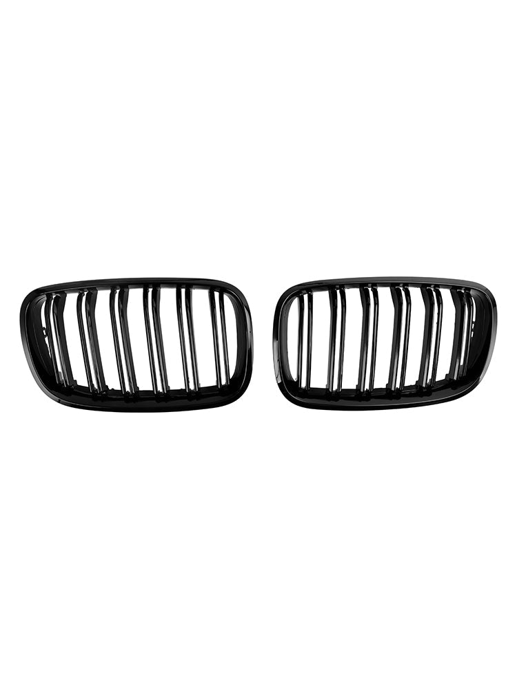 BMW X6 E71 2007-2014 Front Bumper Kidney Grille Grill Gloss Black