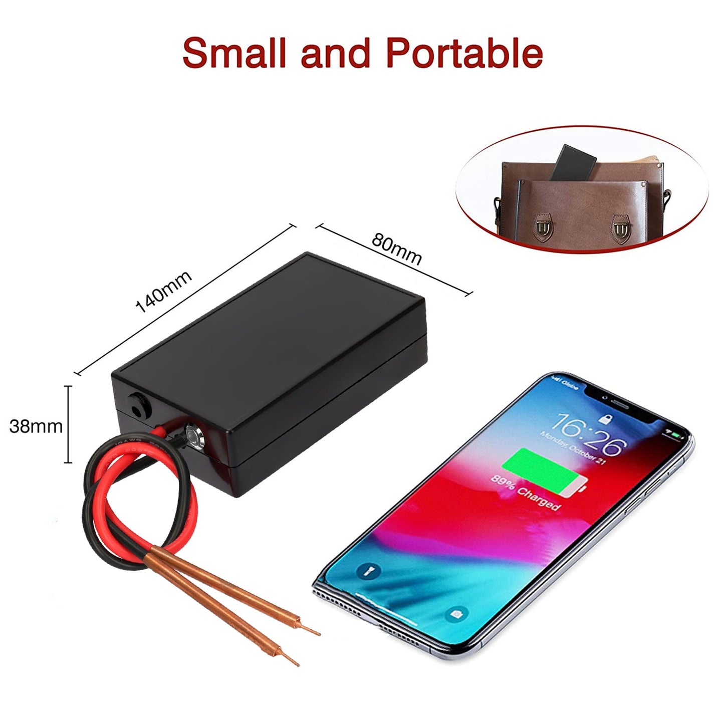 Portable 6 Gears Adjustable Mini Spot Welding Machine Kit For 18650 Battery
