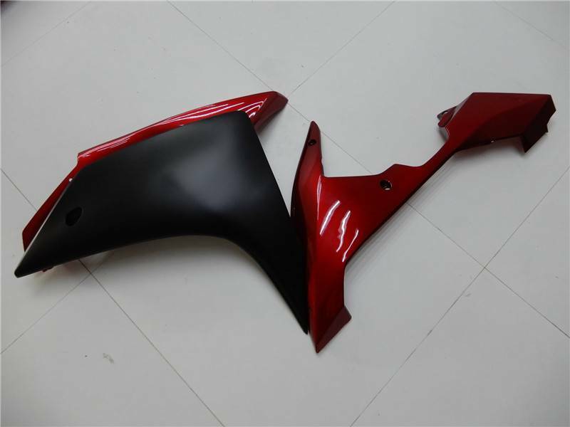 2007-2008 Yamaha YZF R1 Amotopart Fairing Black Red Fairing Kit