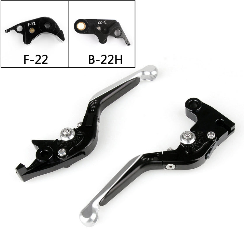 Adjustable Folding Extendable Brake&Clutch Lever For BMW S1000RR S1000R 15-18 BK