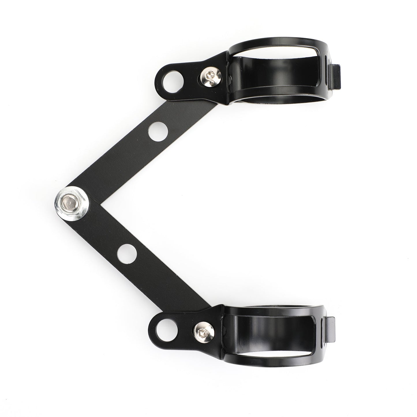 41mm-51mm Fork Black Headlight Mount Bracket Motorcycle Head Lamp Holder Adapter