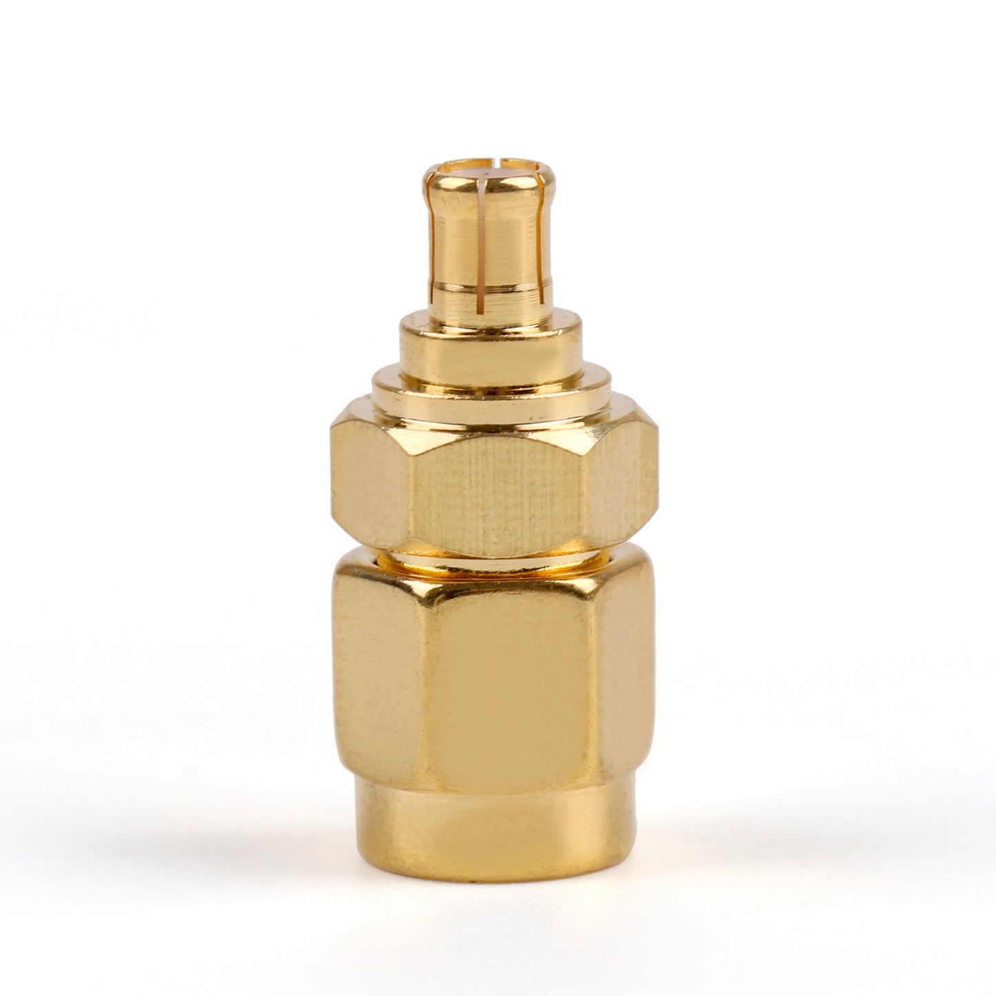 10x RF Adapter SMA Male Plug to MCX Male Gold-Plated RF Coax Adapter Connector