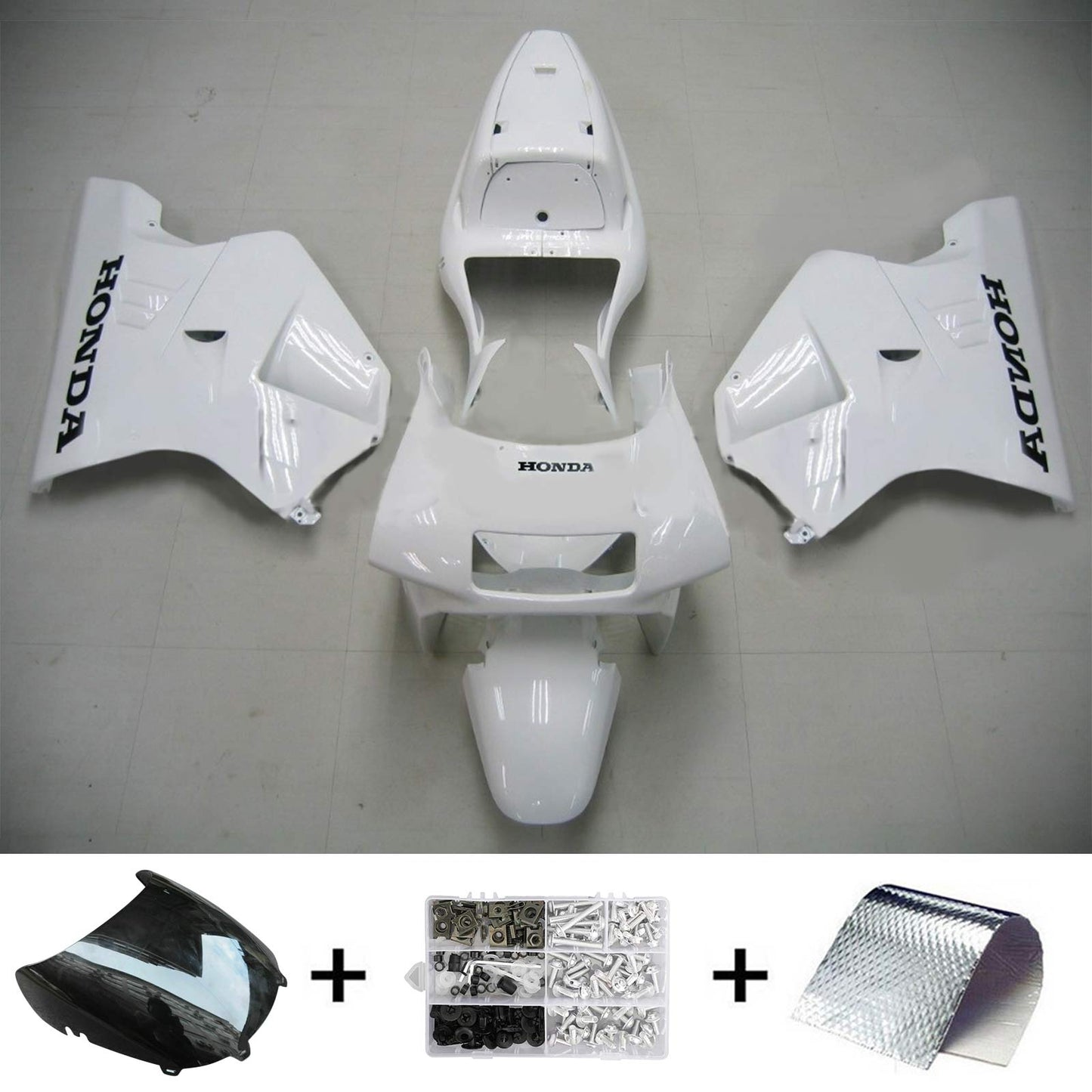 1990-1993 Honda NSR250 PGM-3 Amotopart Injection Fairing Kit Bodywork Plastic ABS #101