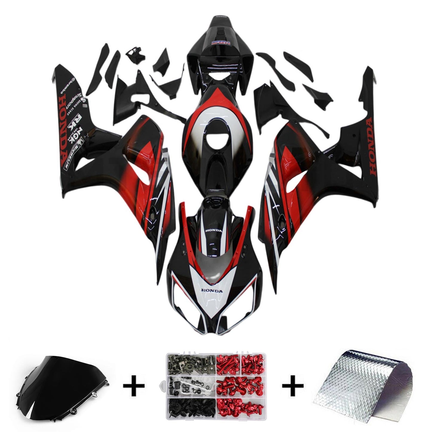 2006-2007 Honda CBR1000RR Fairing Kit Bodywork Plastic ABS