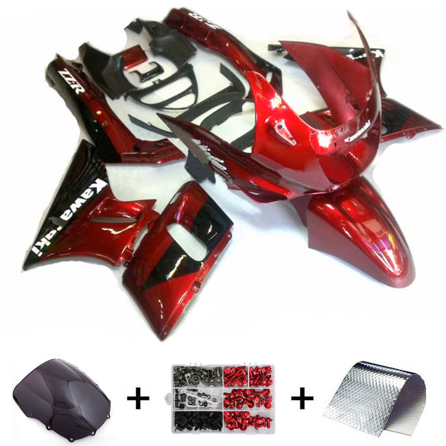 1993-2007 Kawasaki ZZR400 ZZR600 Injection Fairing Kit Bodywork Plastic ABS#115