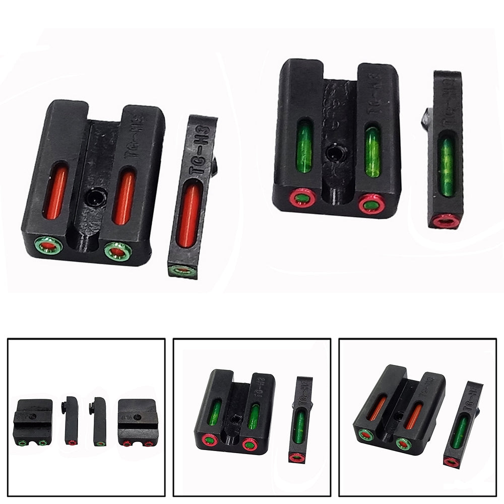 Fiber Optic Glock Sights For Models 17 19 22 23 24 26 27 33 34 35 38 39 45