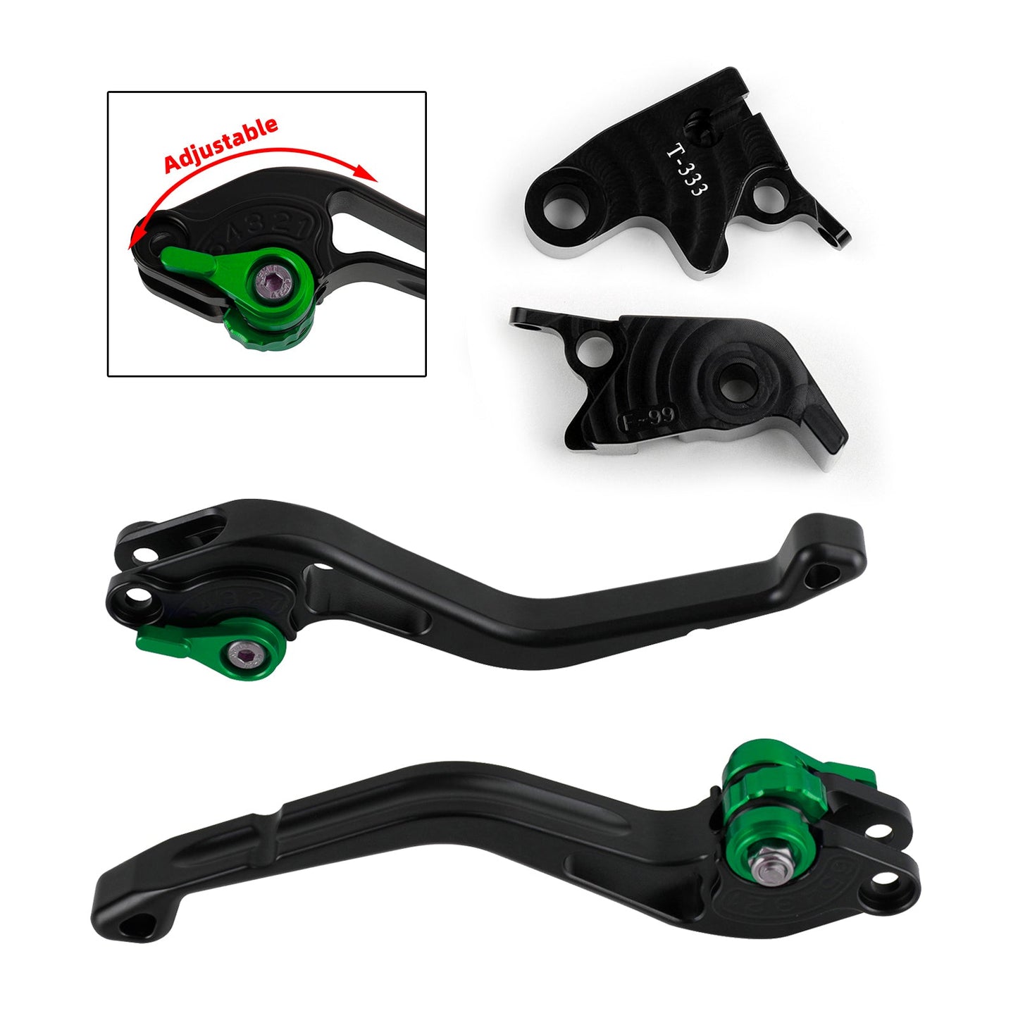 DAYTONA 675 R SPEED TRIPLE 1050 NEW Short Clutch Brake Lever