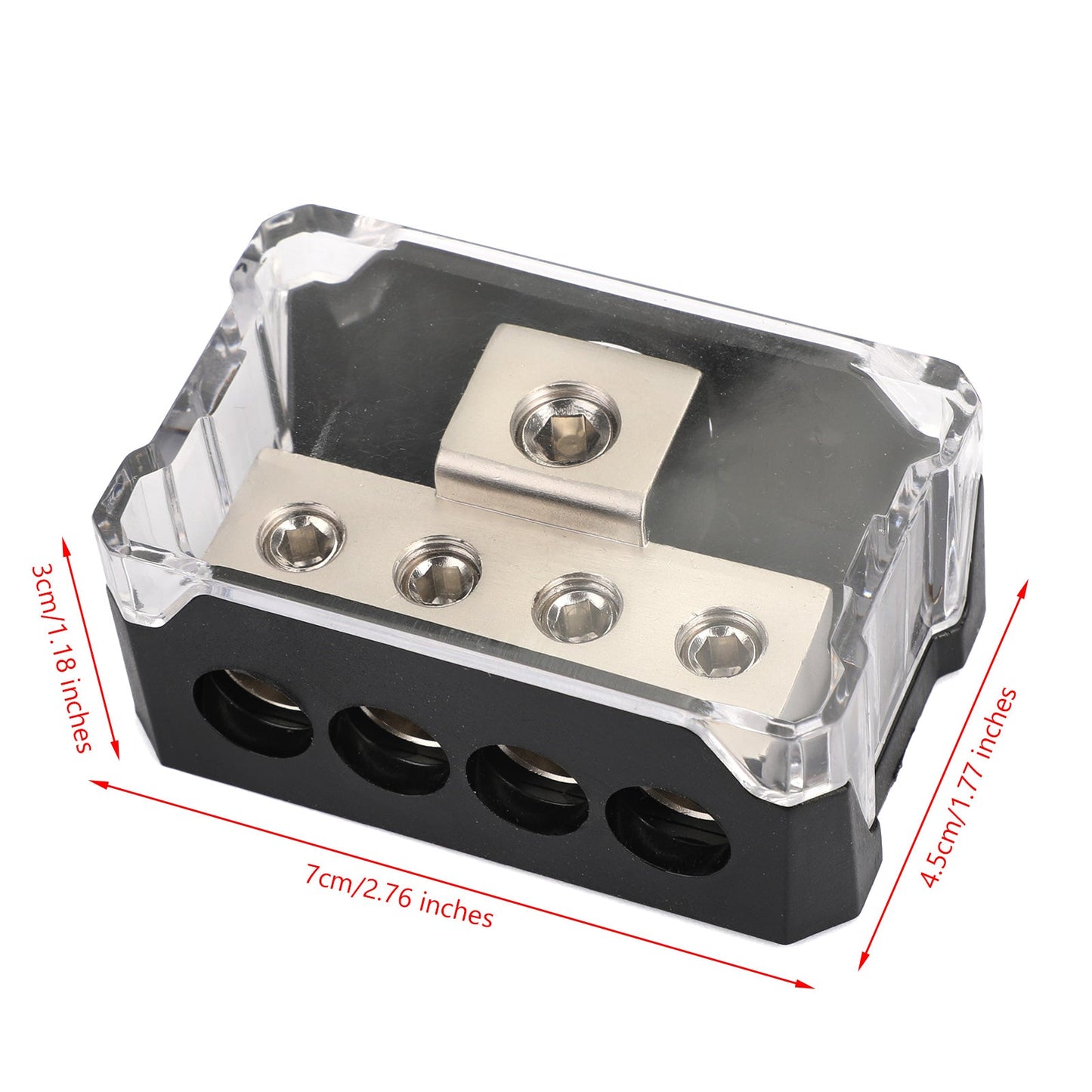 Distribution Block T Type 1x0GA In 4x4GA Out Splitter