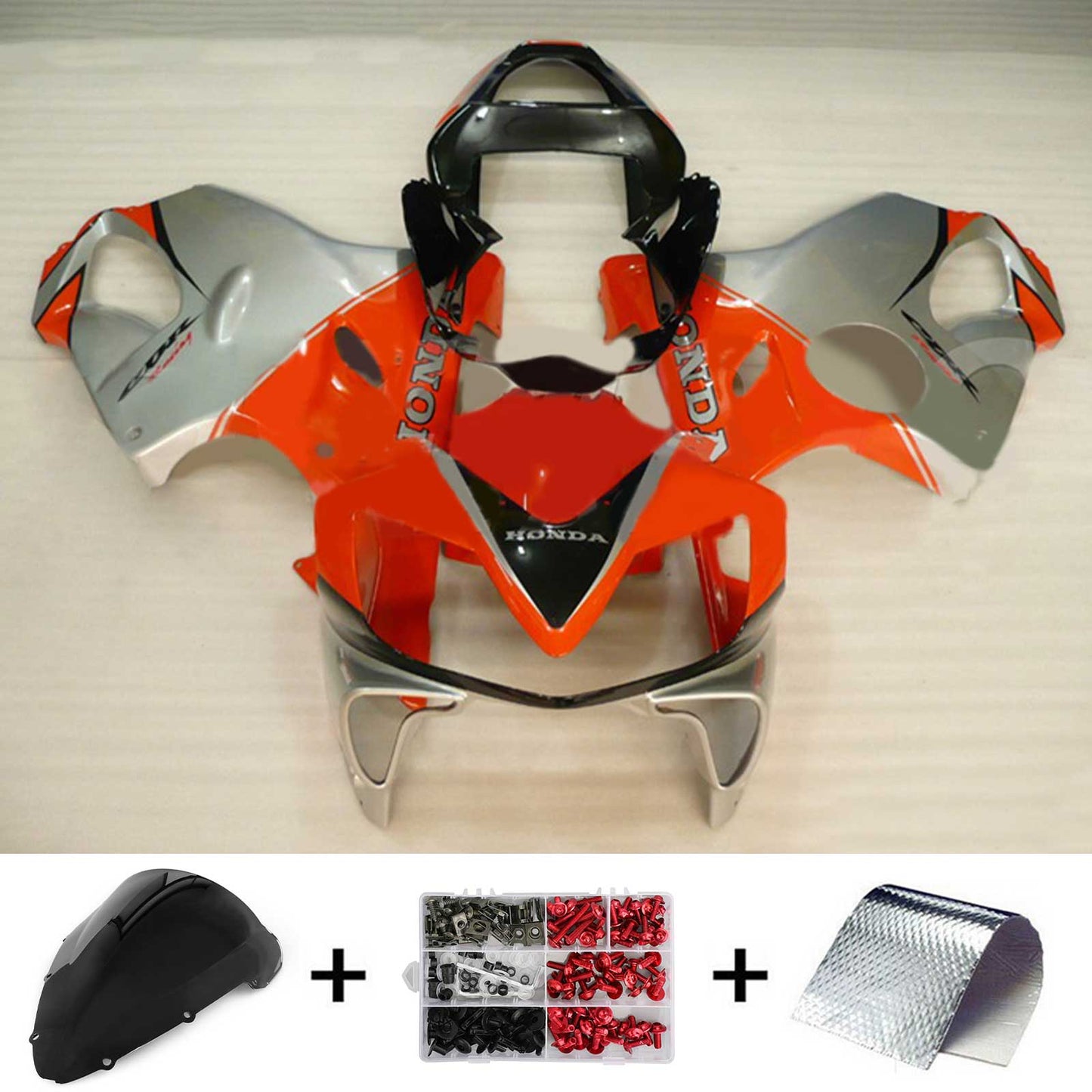 2001-2003 Honda CBR600 F4i Injection Fairing Kit Bodywork Plastic ABS#139