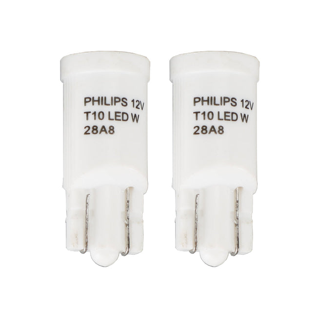 For Philips 12650 WLED B2 Car Hiper White LED T10 12V0.4W W2.1*9.5D