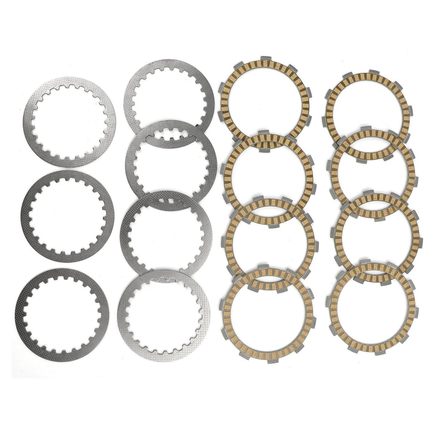 Clutch Plate Kit - Friction & Steel Plates For Yamaha FZR400 FZR400U/W/A/SUC/SWC/SAC 1988-1990