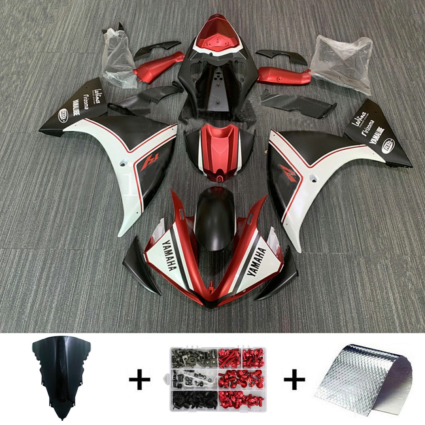 2009-2011 Yamaha YZF 1000 R1 Injection Fairing Kit Bodywork Plastic ABS#171