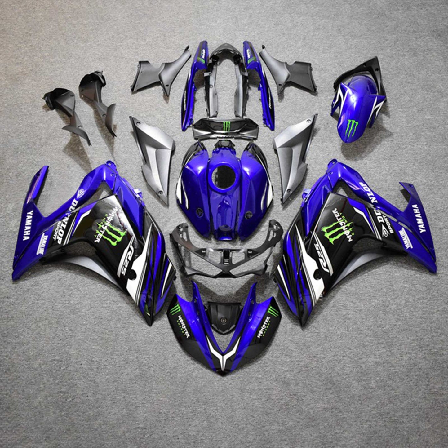 2014-2018 Yamaha YZF-R3 2015-2017 R25 Amotopart Injection Fairing Kit Bodywork ABS #108