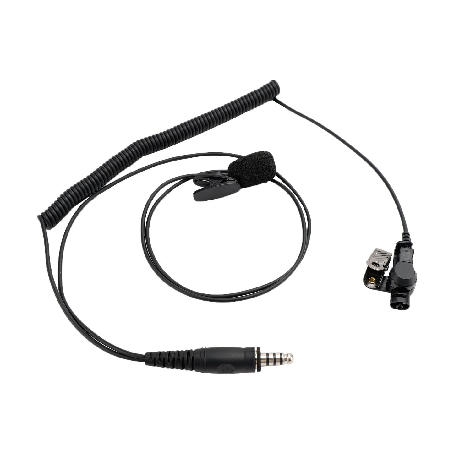 For HYT PD680 PD685 X1E X1P 6-Pin PTT 7.1-A3 Transparent Tube Headset with Mic