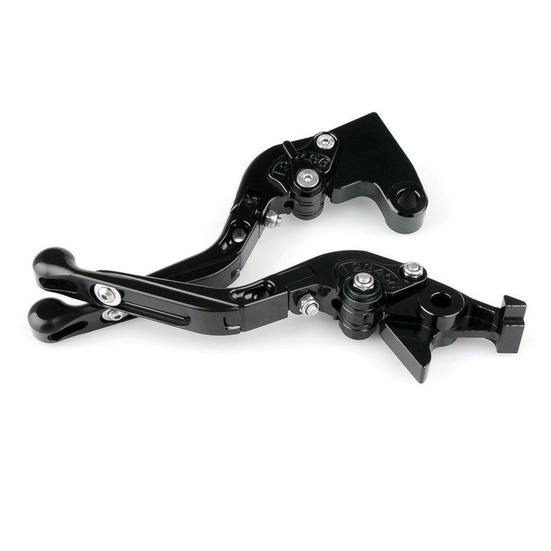 Clutch Brake Levers CNC Aluminum Adjustable For Kawasaki Z900 2017 2018 Black