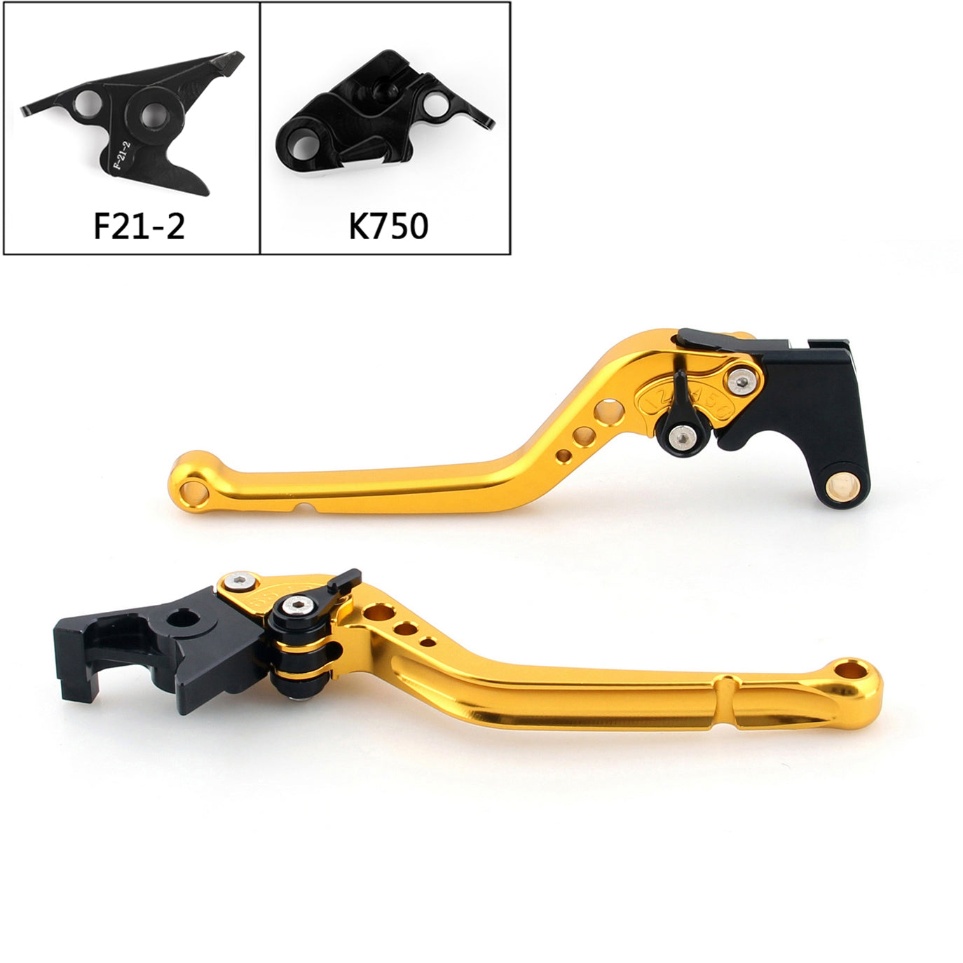 CNC Aluminum Motorcycle Long Clutch Brake Lever For Kawasaki Z900 2017-18 Black