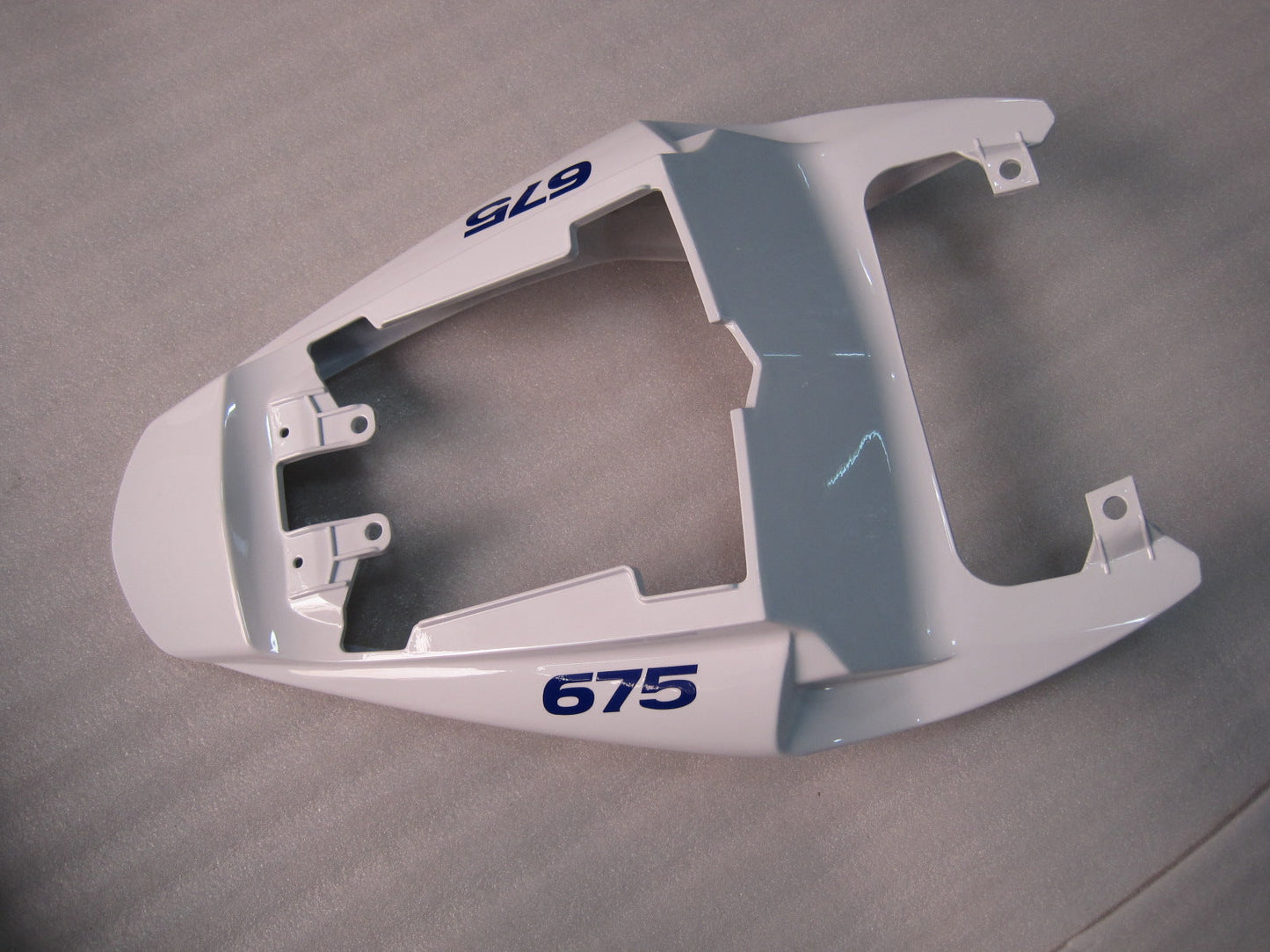 2009-2012 Triumph Daytona 675 Amotopart Fairings White Blue Daytona Racing Customs Fairing