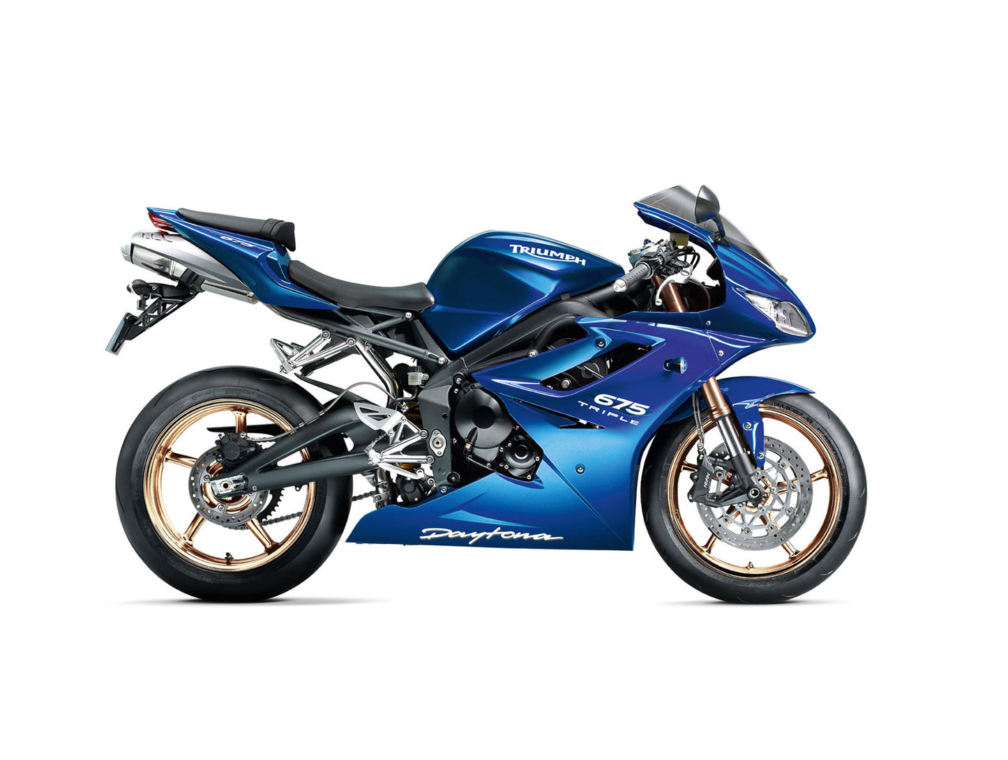 2009-2012 Triumph Daytona 675 Amotopart Fairings Blue Daytona Racing Customs Fairing