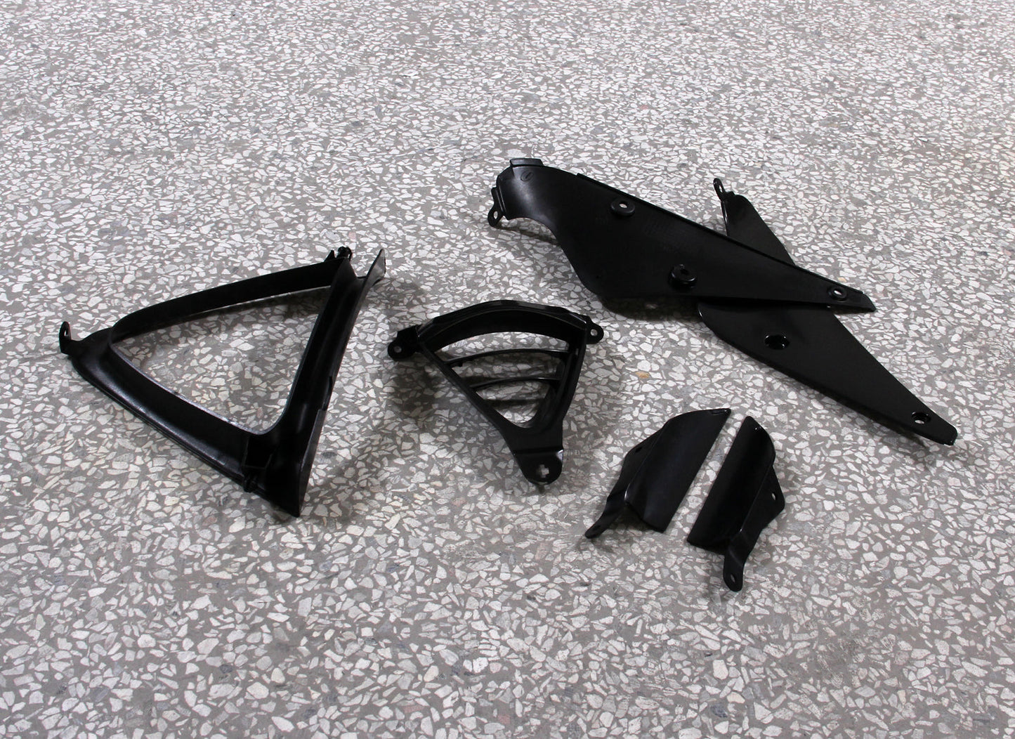 2009-2012 Triumph Daytona 675 Amotopart Fairings Black 675 Racing Customs Fairing