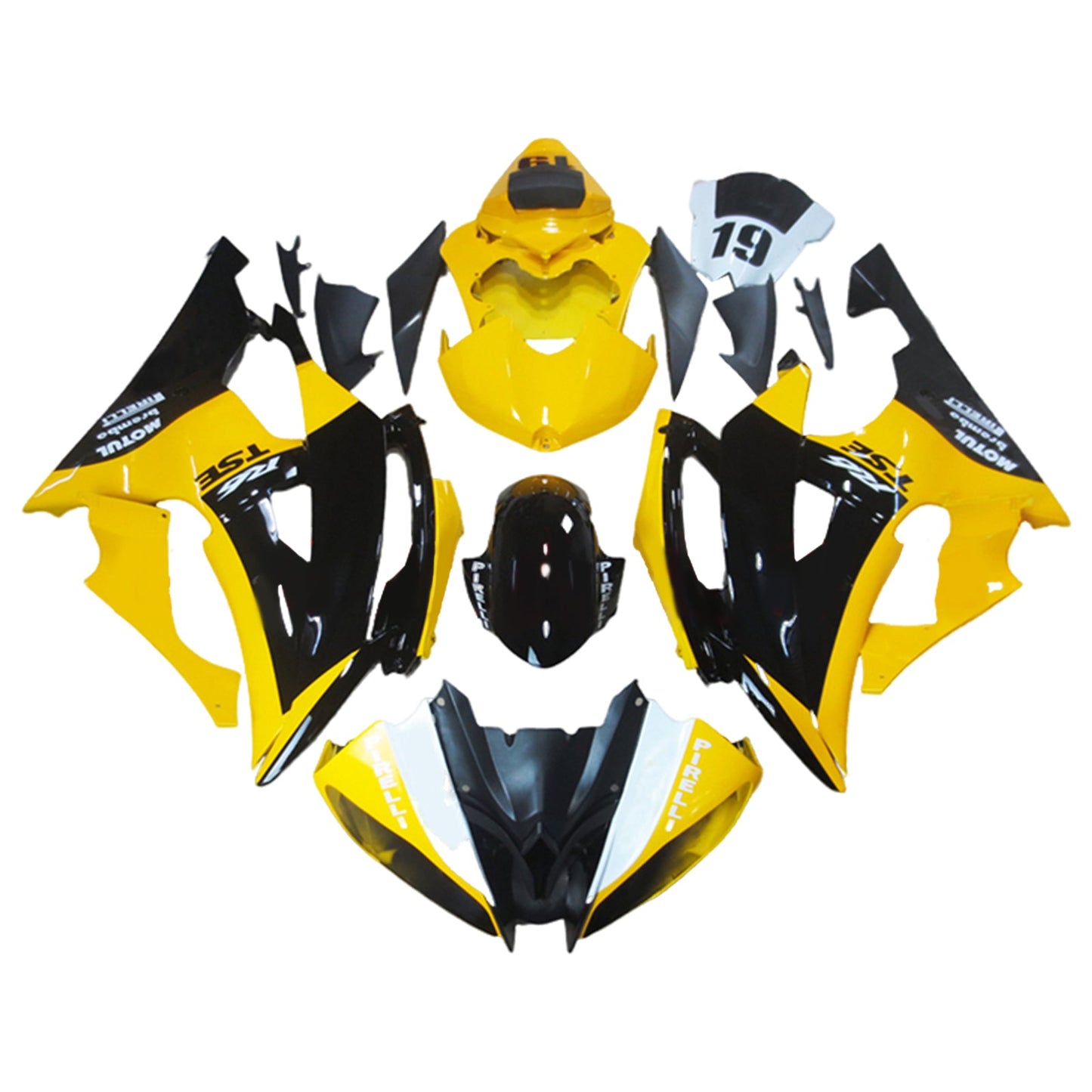 2008-2016 Yamaha YZF 600 R6 Fairing Kit Bodywork Plastic ABS