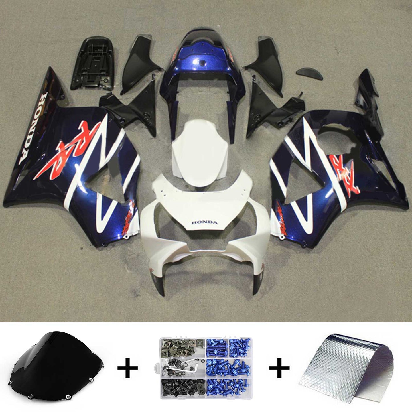 2002-2003 Honda CBR954 Injection Fairing Kit Bodywork Plastic ABS#114