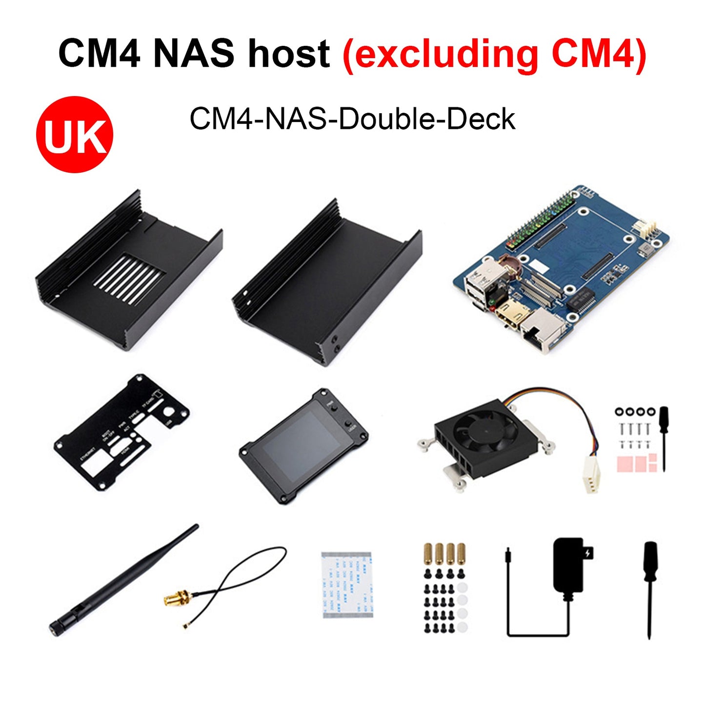 Raspberry Pi CM4 Computing Module NAS Network Storage Server SATA Interface UK
