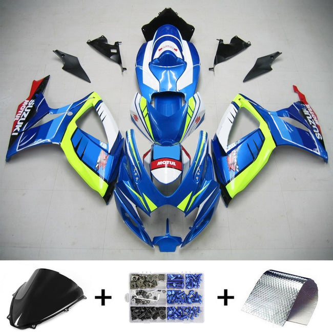 2006-2007 Suzuki GSXR 600/750 K6 Amotopart Injection Fairing Kit Bodywork Plastic ABS #112