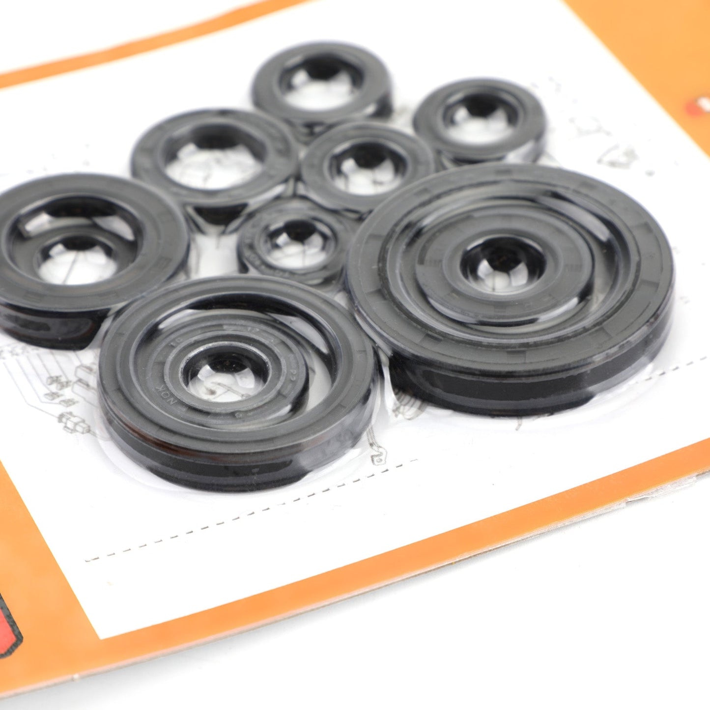 11pcs Engine Oil Seal Kit for Honda CR125R CR125 CR 125 125R 2004-2007