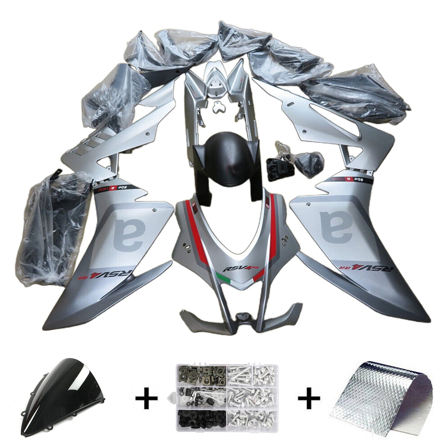 2009-2015 Aprilia RSV4 1000 Fairing Kit Bodywork Plastic ABS