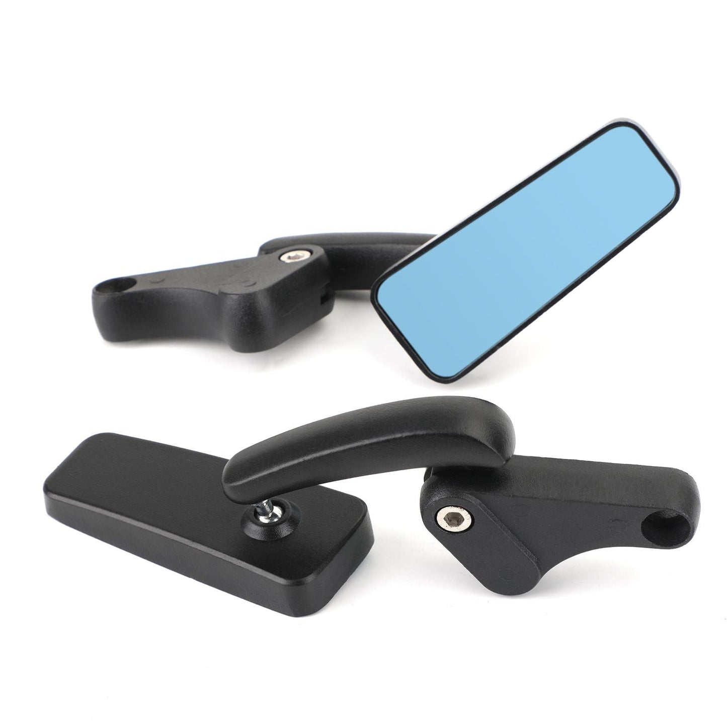 UNIVERSAL M8 M10 Pair Motorcycle Rearview Mirror for Custom Cruiser Chopper