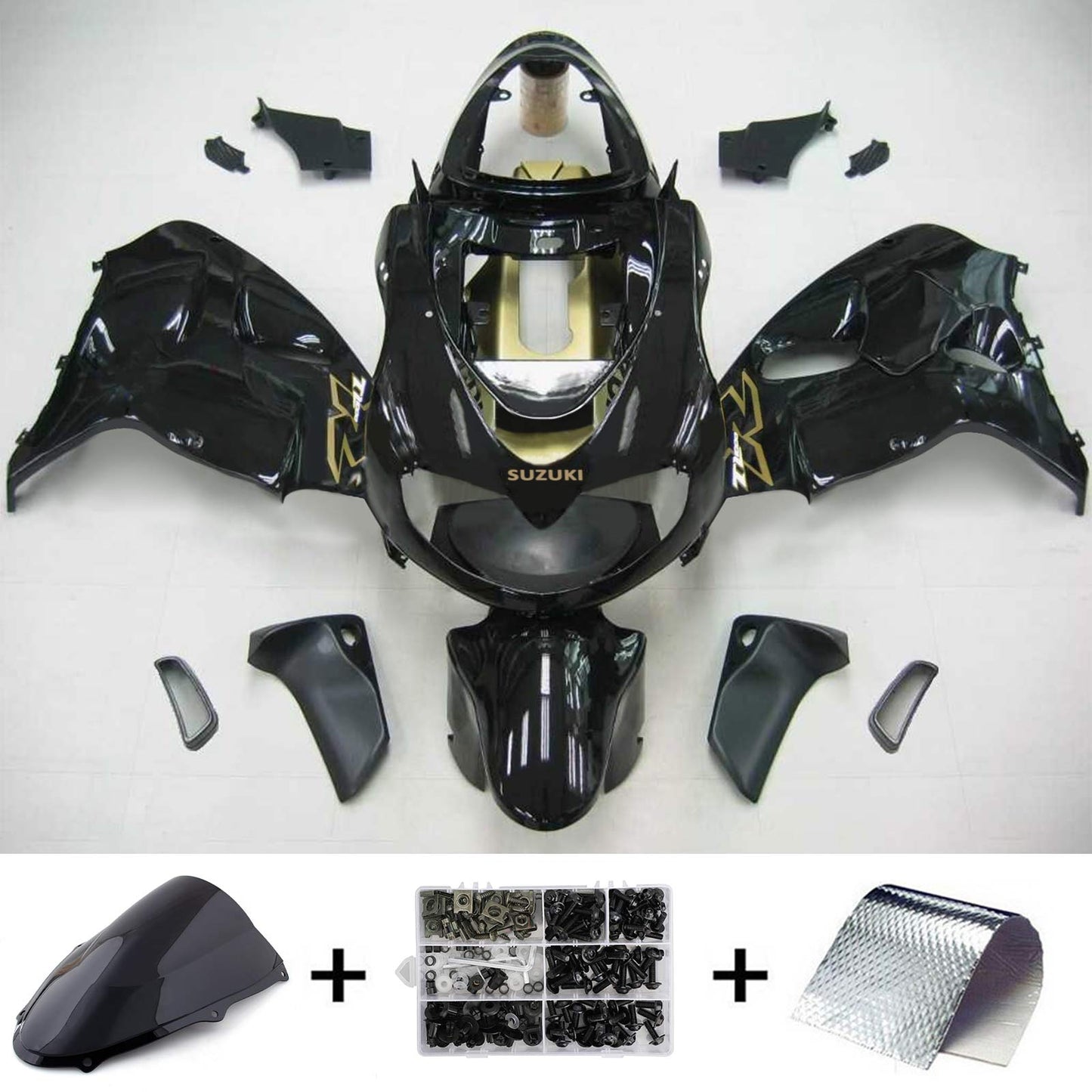 1998-2003 Suzuki TL1000R Amotopart Injection Fairing Kit Bodywork Plastic ABS #110