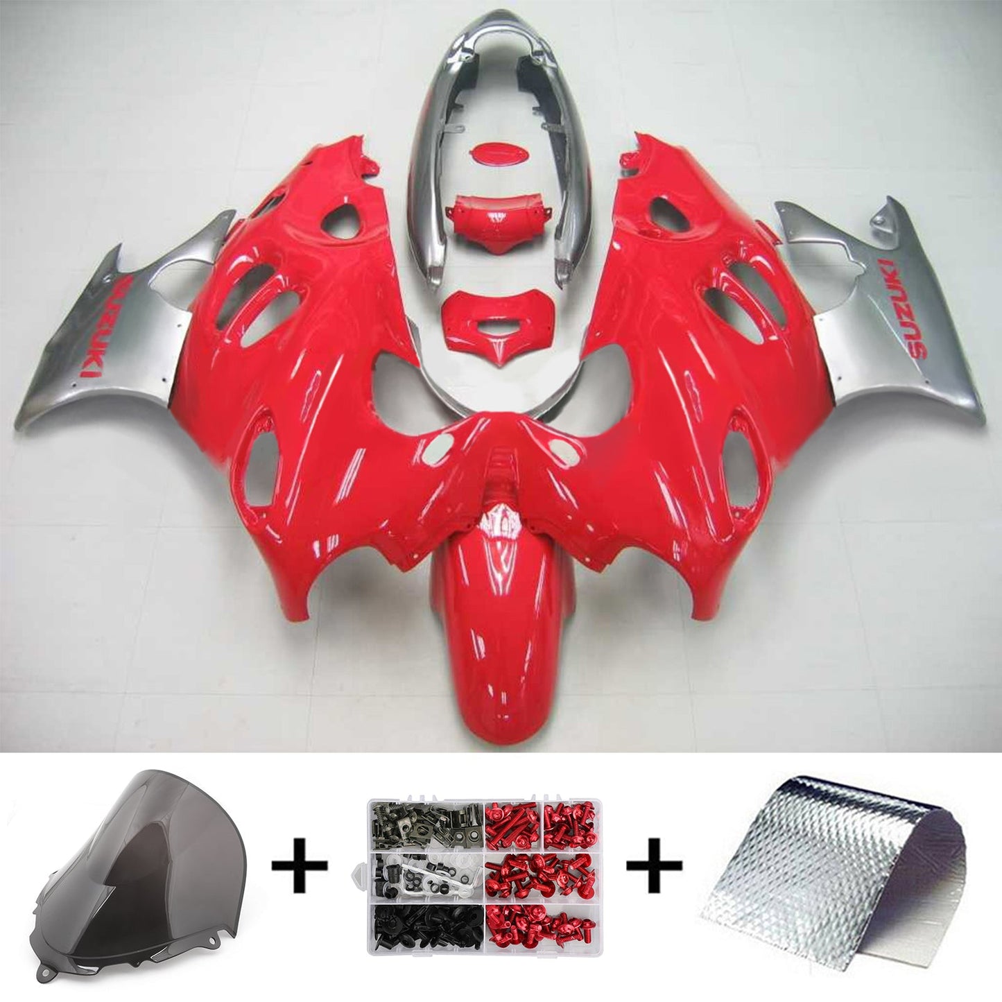 2005-2006 Suzuki Katana GSXF600 GSXF750 Amotopart Injection Fairing Kit Bodywork #123