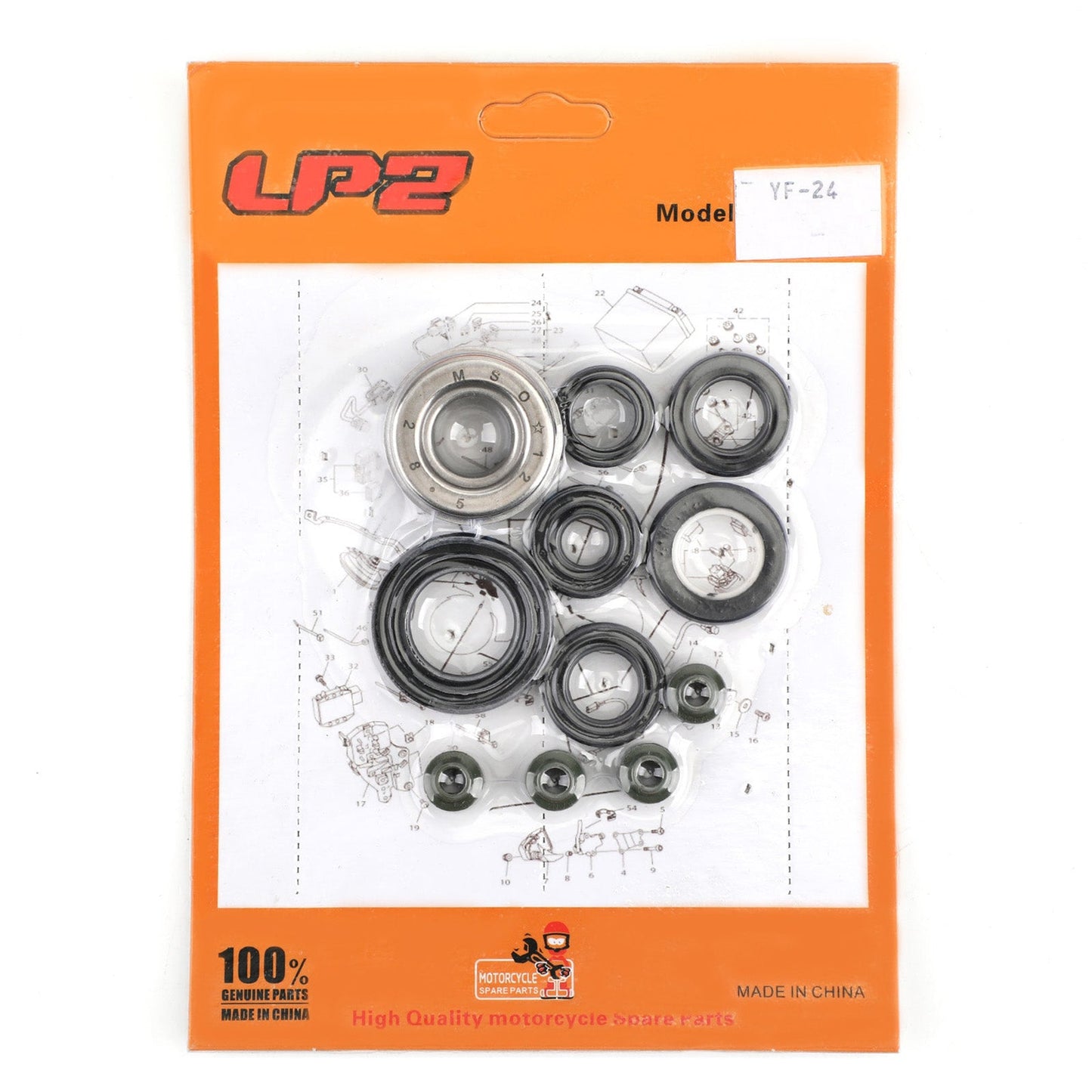 11pcs Engine Oil Seal Kit Set for Honda XL125V XLV125 01-10 VT125C Shadow 99-08