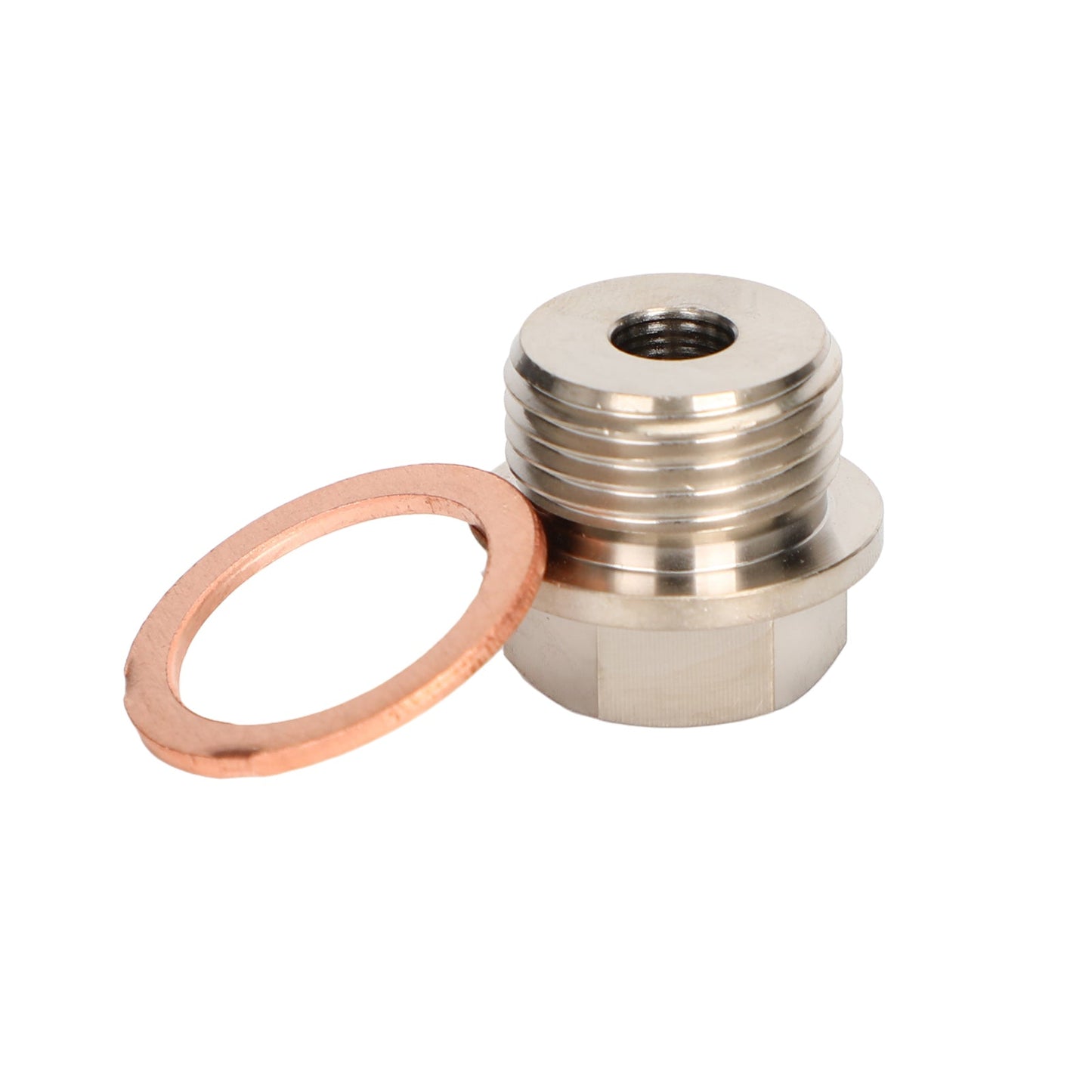 1/8" NPT to M18x1.5 Male Pressure Temperature Gauge Sender Adapter