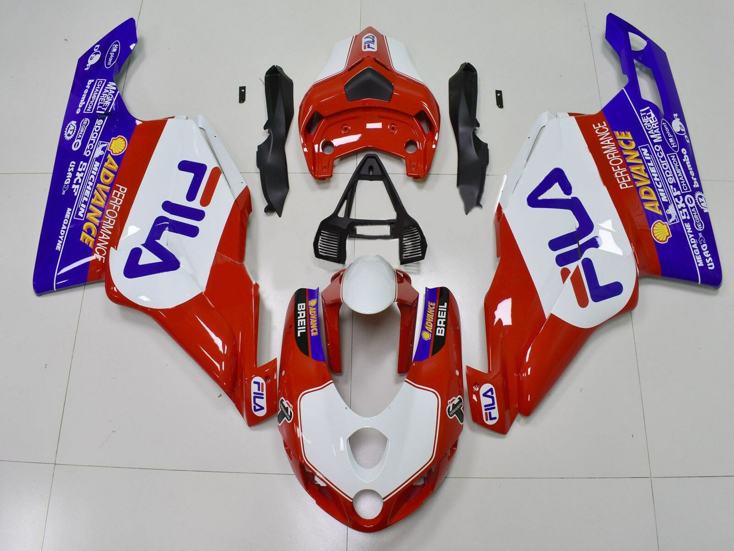 2005-2006 Ducati 999 749 Amotopart Fairing Kit Bodywork ABS #3