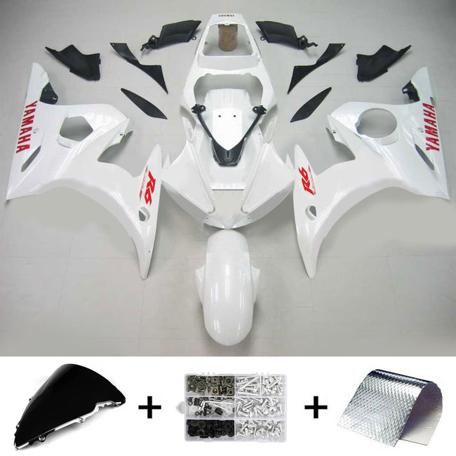 2003-2004 Yamaha YZF 600 R6 2006-2009 R6S Amotopart Injection Fairing Kit Bodywork Plastic ABS #114