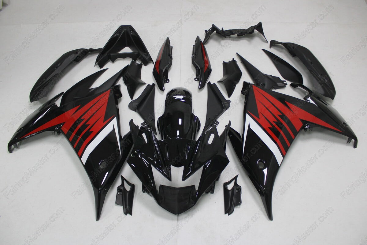 2009-2015 Yamaha FZ6R Amotopart Injection Fairing Kit Bodywork Plastic ABS #107