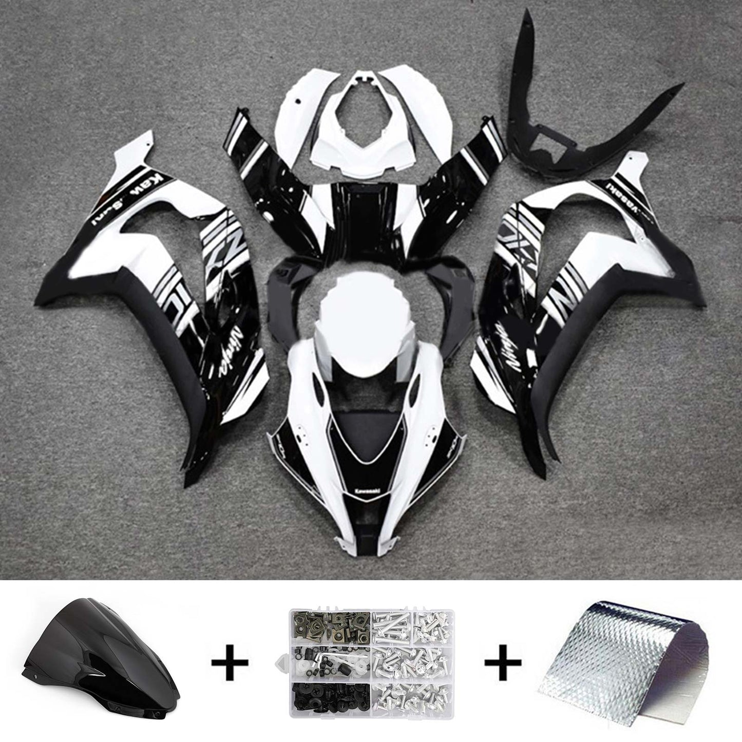 2016-2020 Kawasaki ZX10R Injection Fairing Kit Bodywork Plastic ABS#159