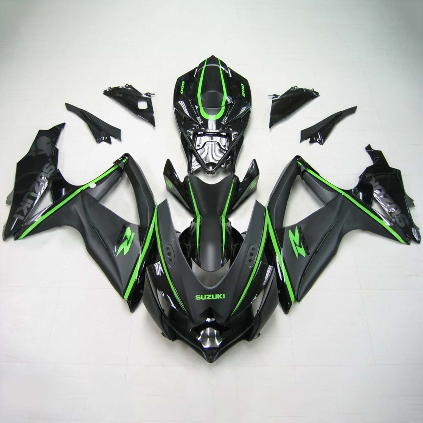 2008-2010 Suzuki GSXR 600/750 K8 Amotopart Injection Fairing Kit Bodywork Plastic ABS #145